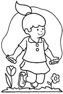 immagine primavera da colorare