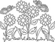 immagine primavera da colorare