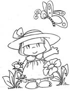 immagine primavera da colorare