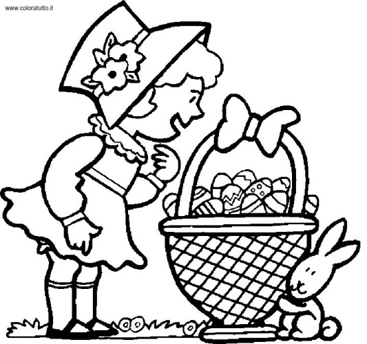 immagine primavera da colorare