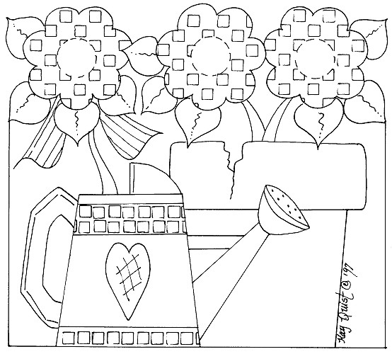 immagine primavera da colorare