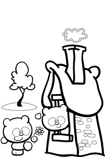 immagine primavera da colorare