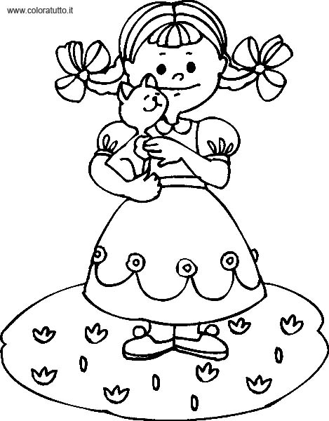 immagine primavera da colorare