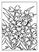 immagine primavera da colorare