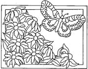 immagine primavera da colorare