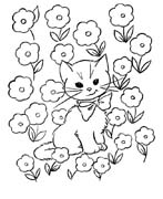 immagine primavera da colorare