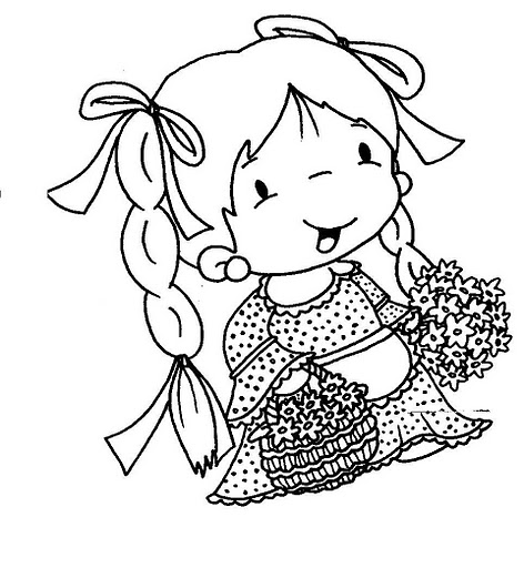 immagine primavera da colorare