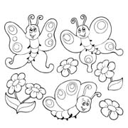 immagine primavera da colorare