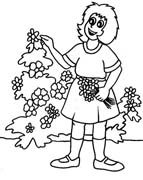 immagine primavera da colorare