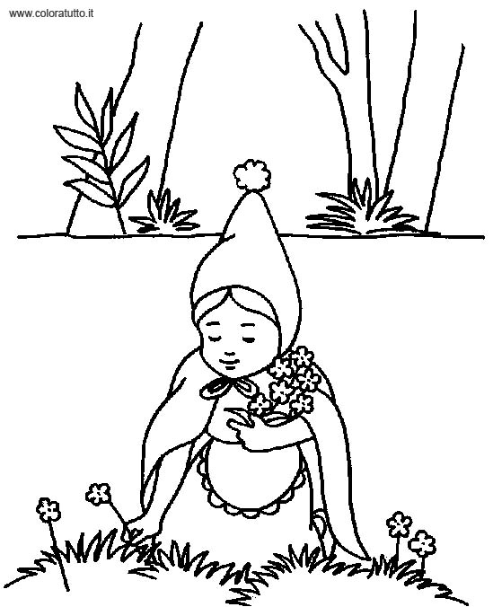 immagine primavera da colorare