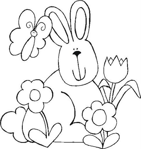 immagine primavera da colorare