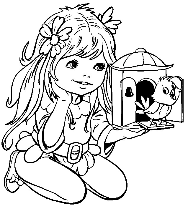 immagine primavera da colorare