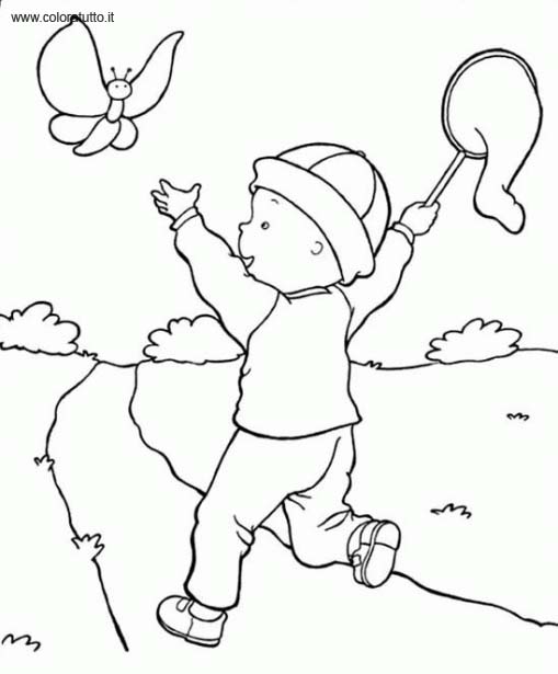 immagine primavera da colorare