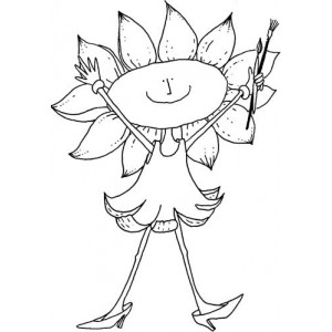 immagine primavera da colorare