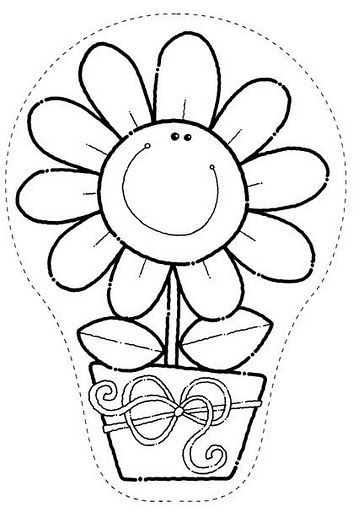 immagine primavera da colorare