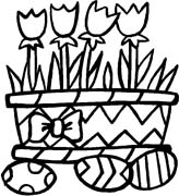 immagine primavera da colorare