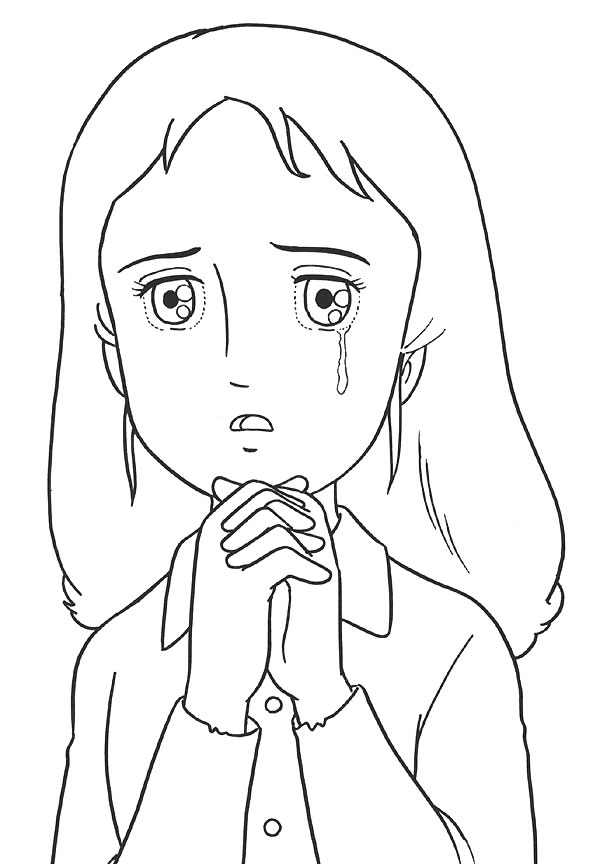 immagine principessa sara da colorare