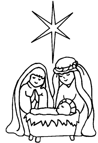 immagine religione da colorare