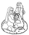 immagine religione da colorare