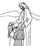 immagine religione da colorare