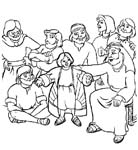 immagine religione da colorare