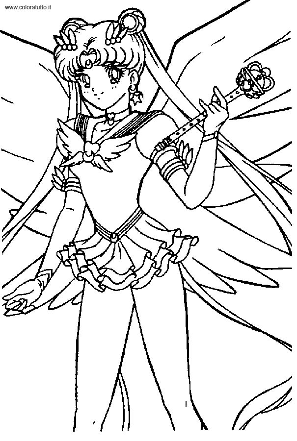 immagine sailor moon da colorare