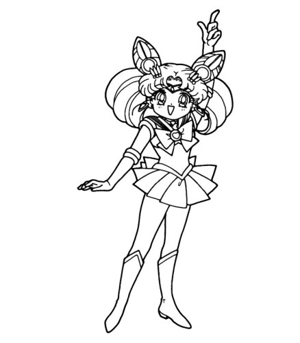 immagine sailor moon da colorare
