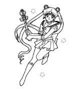 immagine sailor moon da colorare