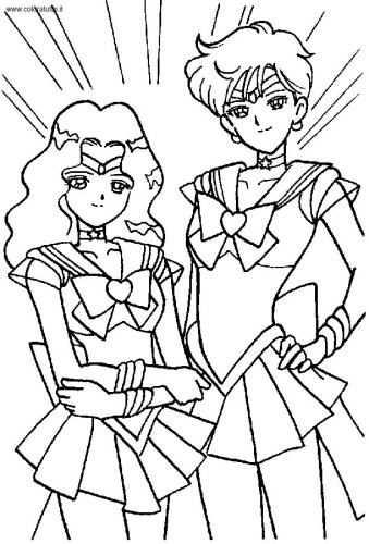 immagine sailor moon da colorare