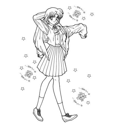 immagine sailor moon da colorare