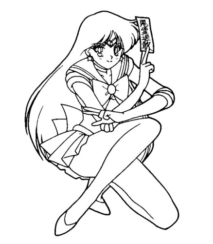 immagine sailor moon da colorare