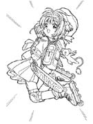 immagine sailor moon da colorare