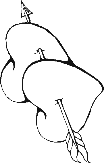 immagine san valentino da colorare