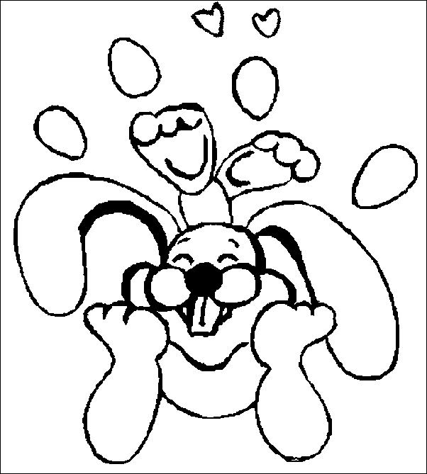 immagine san valentino da colorare