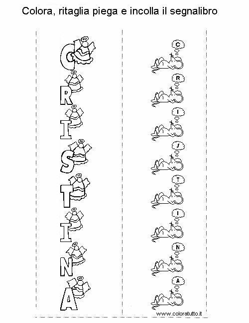 immagine segnalibri da colorare
