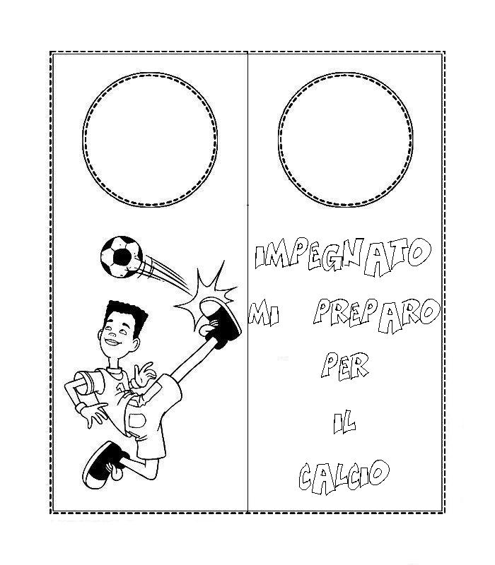 immagine segnaporta da colorare