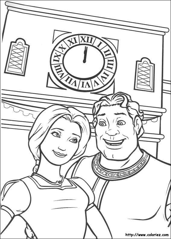 immagine shrek da colorare