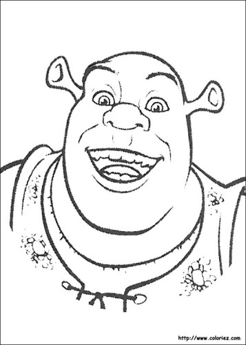 immagine shrek da colorare