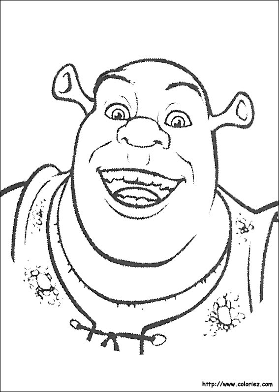 immagine shrek da colorare