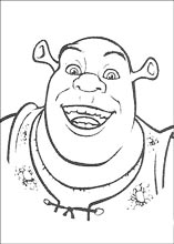 immagine shrek da colorare