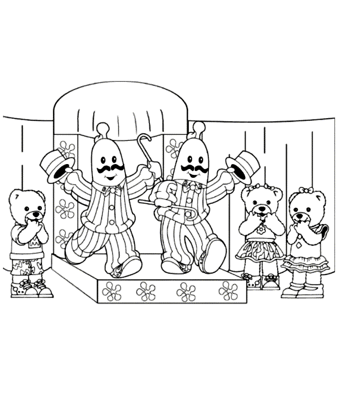 immagine signor banana da colorare