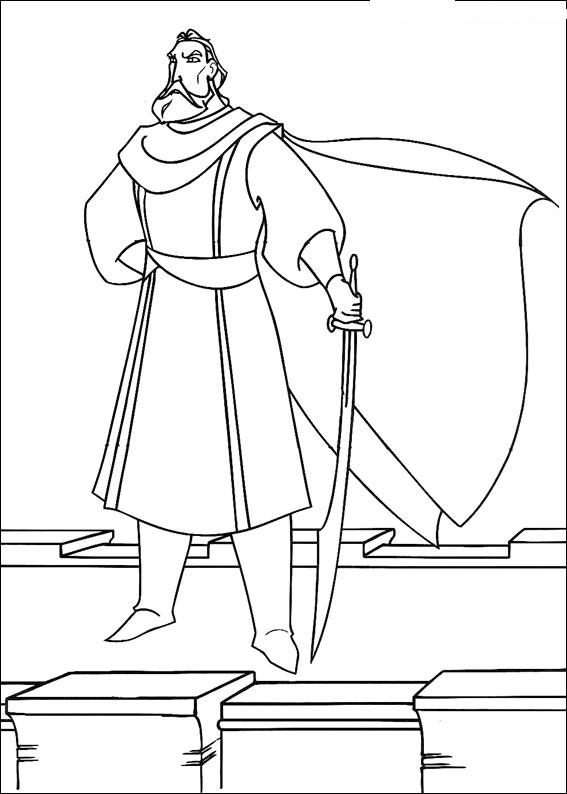 immagine sinbad da colorare