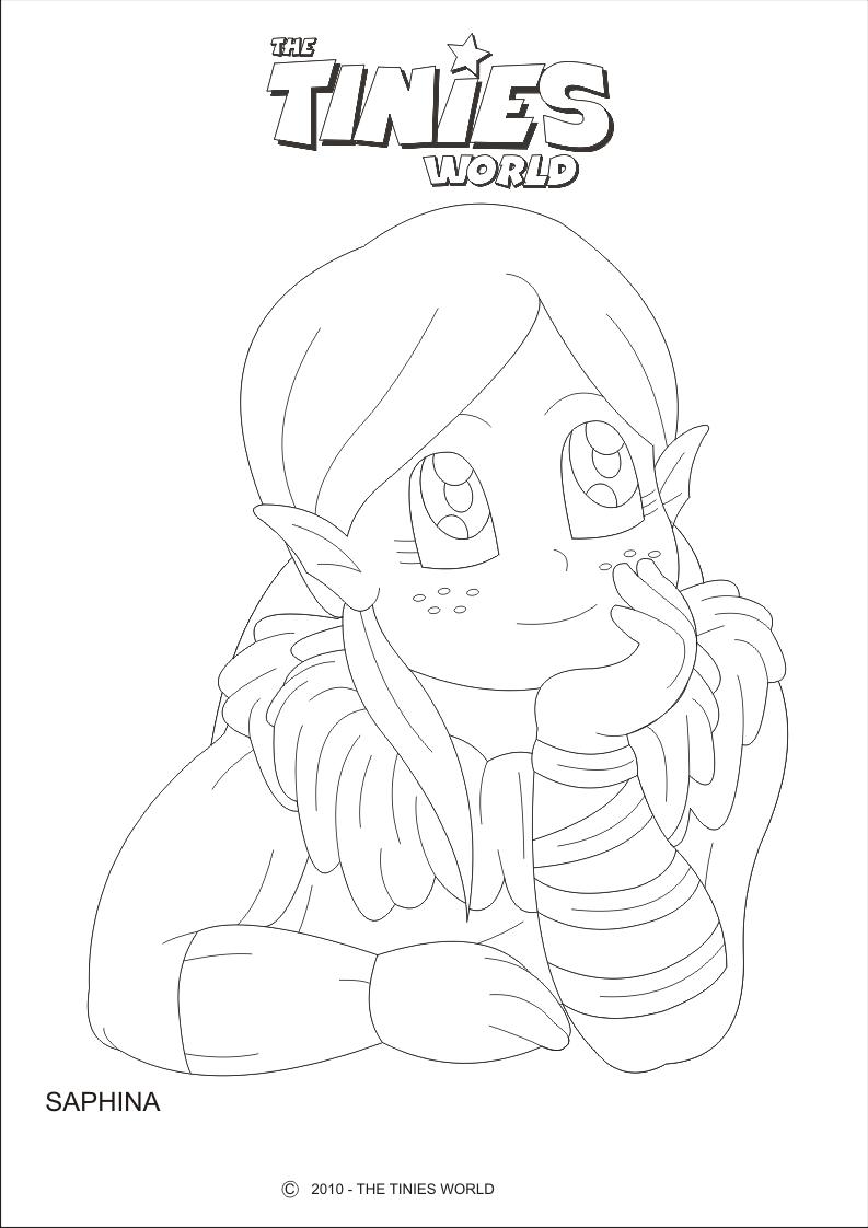 immagine tinies da colorare