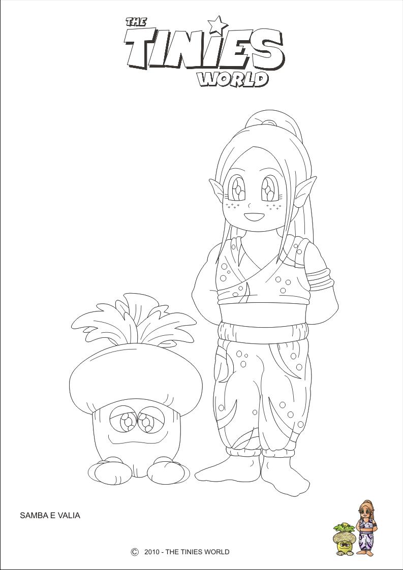 immagine tinies da colorare