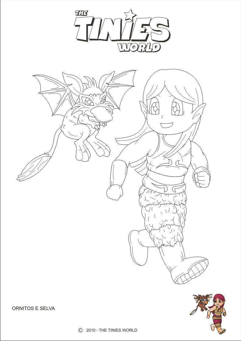 immagine tinies da colorare