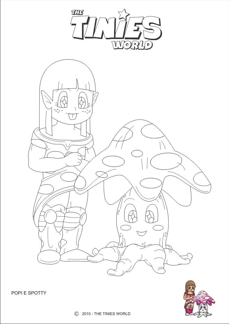 immagine tinies da colorare