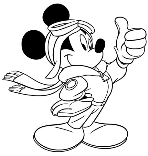 immagine topolino da colorare