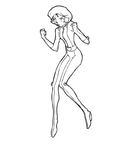 immagine totally spies da colorare