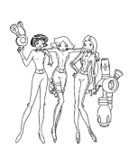 immagine totally spies da colorare