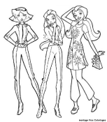 immagine totally spies da colorare